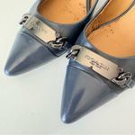 Coach Women’s Blue Leather Pumps Pointed Toe 2.75” Heels Size 8 B Photo 5