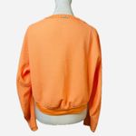 Adidas  orange Running Lightweight Cropped Sweatshirt – Size M Photo 3
