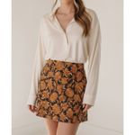 Sézane  Malia Quilted Mini Skirt, Dela, FR44/US12 Photo 1