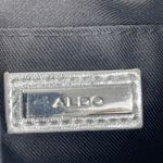 ALDO  Mistera Silver Rhinestone Sparkly Shimmer Crescent Half Moon Shoulder Bag Photo 6