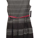 Fit N Flare Dress Black White Lace Party Cocktail Dress Size 14 Photo 0