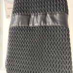 ZARA  Black Textured Mini Dress faux Leather Size M NWT Photo 2