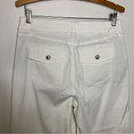 Spanx stretch twill wide leg crop pants bright white womens size XL new! Photo 7
