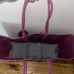 Waterproof Beach tote basket magenta and silver Purple Photo 7