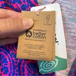 Boden Pink Blue Naomi Print Short Sleeve Dress Womens 22 Knee Length Modest NWT Size undefined Photo 3