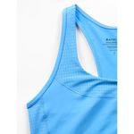 Athleta  M Interval Perforated Tank Cornflower Blue Medium Regular Photo 3