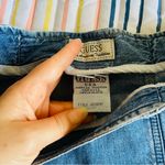 Guess Vintage y2k  jeans high waist denim slit jean mini skirt Photo 3