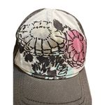 Sonoma  Life + Style Ball Hat Cap Snapack Brown Floral Flowers Photo 1
