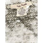 Free People ‎ Collared Cardigan Sweater Loose Knit Jacket Tie Wool Women'sLarge Photo 3