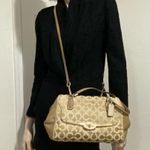 Coach  G1382-25638 Madison Op Art Sateen Madeline East/West Satchel Bag Photo 1