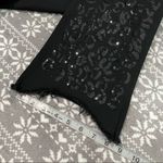 J Brand New Selena High Rise Cropped Black Jeans In Sequin Jag Size 28 Photo 11