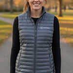 Eddie Bauer Women’s Small Gray Packable Sleeveless Puffer Vest Photo 0