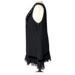 Nine West VINTAGE Silk Dress with Velvet & Rhinestones Photo 3