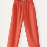 Poetry NWT  Cropped Trousers Garment Dyed Linen OS Photo 4