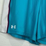 Under Armour  Woman’s Turquoise Casual Athletic Basketball Shorts Size Large Photo 1