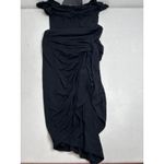 Highline Collective NWT Women's Black Jersey Sleeveless Dress w/ twist detail XS Photo 5