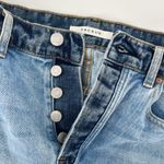 PacSun Women 26 High Rise Straight Leg 5-Button Fly Denim Light Wash Contrast Photo 1