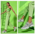 Sorel  Women's Gray Dove Sea Salt Kinetic Impact 11 Sneakers Shoes Size 11 Photo 1