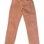 Anthropologie Pilcro The Vintage Straight Jeans Rust Size 27P Orange Photo 0