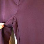 Halogen Maroon Cropped Ponte Pants Size 10 Photo 6