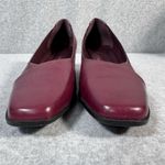 Worthington Women's Burgundy Leather Block Heel Pumps Size 8 Workwear Photo 3