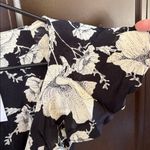 Free People NWT French Quarter Wrap Dress Black Ivory Floral Small Retail $128 Photo 5