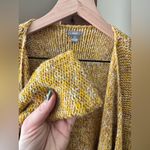 Aerie Whipstich Mustard Marled Open Front Cardigan Soft & Comfy Size Small EUC Photo 5