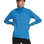 Adidas NWT Women's Blue COLD.RDY Cover Up Running Pullover Sweatshirt Top Size S Photo 0