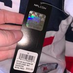 NFL NWT  New England Patriots Womens Fleece Striped Sweatshirt Sweater Pullover M Photo 6