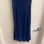 Reformation Twilight Midi Dress Danube Navy Blue 2 Photo 6