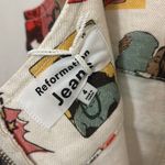 Farm Rio Reformation Davies Bustier Denim Mini Dress Comic Size 4 Photo 5