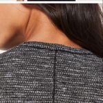 Lululemon  Kitsilano Grey Warp Knit Long Sleeve Top LULu LIKE NEW Size 6 Photo 4