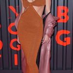 Cult Gaia NWT Serita cutout knit cotton-blend maxi dress in Amber size L large Photo 13