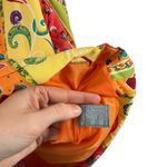 Koret Vintage Multicolor Patchwork Puffer Quilted Jacket Y2K Artsy Womens XL Orange Photo 5