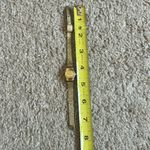 Bulova women’s vintage dainty gold bracelet watch adjustable measurements shown Photo 5