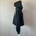 Women's Boxy Cropped Hoodie 84 Graphic Estimated Size Large Gray Photo 1