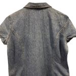 Y2K Vtg NY Denim Shirt Midi Dress, Size 16 Blue Photo 4
