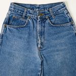 Vintage 80s Chic High Waisted Jeans Blue Size 24 Photo 2