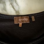 Crosby Black and Gray Long Sleeve Lightweight Sweater Size M Photo 3