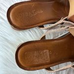 Diba True  Metallic & Brown Leather Strappy Sandals Size 9.5 Photo 4