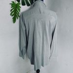 lemon grass  Shimmer Button Blouse Shirt Photo 3