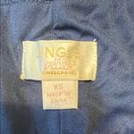 Belle by Kim Gravel Navy Sequin Straight Leg Pants Blue Size XS Photo 4