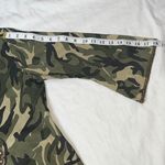 Anthropologie x Solitaire Army Green Jewel Plunge Neck Camouflage Tunic Top M Photo 7