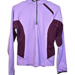 Nike  Size Medium M Purple Long Sleeve Workout Running Gym Top Athletic Photo 0