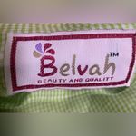 Belvah Quilted Fabric Tote and Cosmetic Bag Photo 4