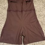 Girlfriend Collective  Romper Dress With Shorts And Pockets Size XXXL Brown Photo 1