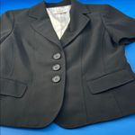 Kasper  Black Button-Up Blazer Photo 13