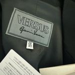 Versace Versus Gianni  SZ 42 black embellished skirt suit set Photo 5