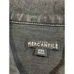 J.Crew  Mercantile Women's Size XXS Black Denim Jacket in Distressed Wash S-306‎ Photo 3