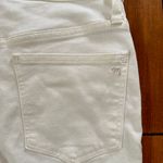 Madewell size 26 Button Fly Mid Rise Pure White Women’s Skinny Jeans Photo 6
